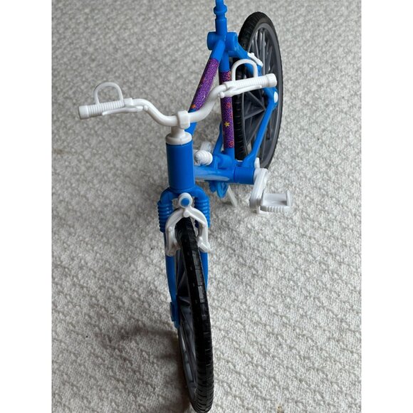 Barbie Mattell Bike kickstand 1:6 Scale Model Blue Purple White Decor - Picture 3 of 5